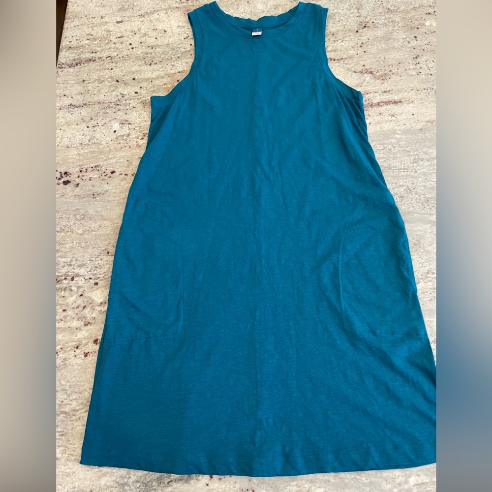 Old Navy Teal Sleeveless Women's Dress.  Like new.  Size large.